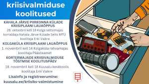 Kriisikoolitused plakat